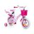   Bicikli BYOX PUPPY gyerek kerékpár lány 12es méret RÓZSASZÍN
