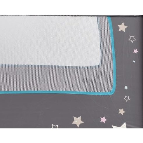MONI Sleepy összecsukható luxus utazóágy 2 szint+pelenkázó+ játék türkiz