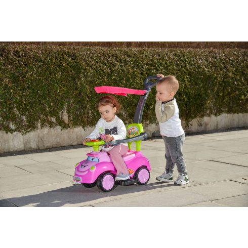 MONI Smile beülős autó tolókarral napfénytetővel fehér