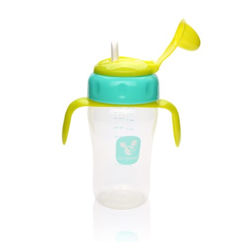 CUP2 csőrös itatópohár 270 ml KÉK
