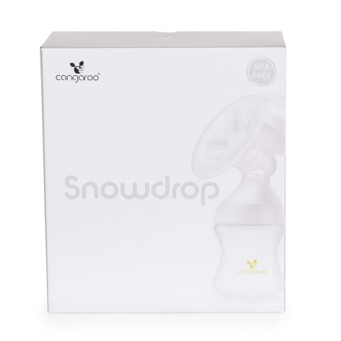 Cangaroo Snowdrop manuális mellszívó 1 cumisüveggel fehér