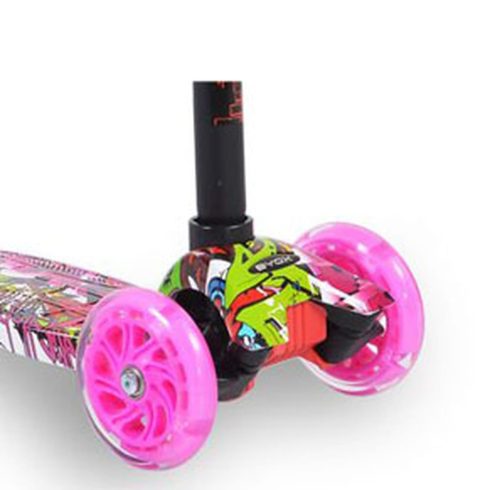 BYOX Rapture roller elöl dupla kerekes pink