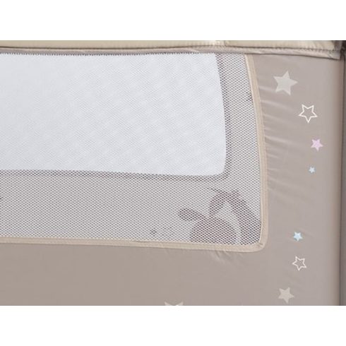 MONI Sleepy összecsukható luxus babaágy 2 szint bézs