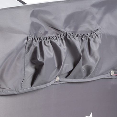 MONI Sleepy összecsukható luxus utazóágy 2 szint+pelenkázó+ játék kék