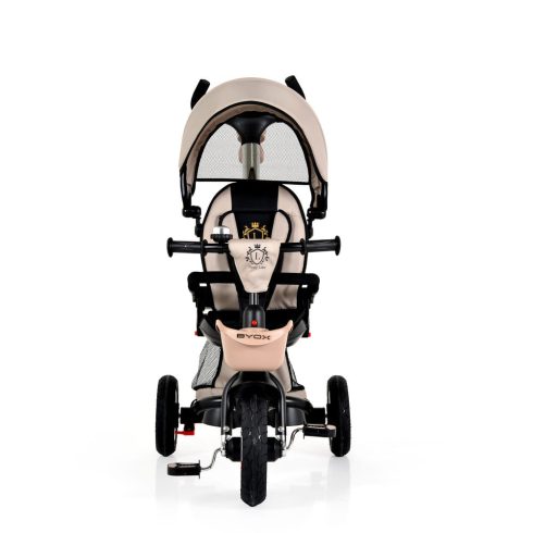 BYOX Flexy lux tricikli szülőkaros bézs