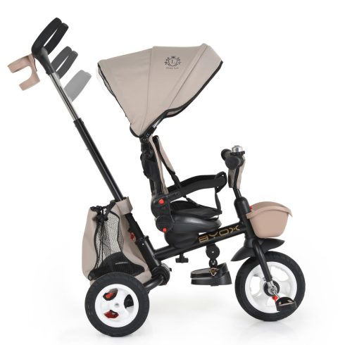 BYOX Flexy lux tricikli szülőkaros bézs