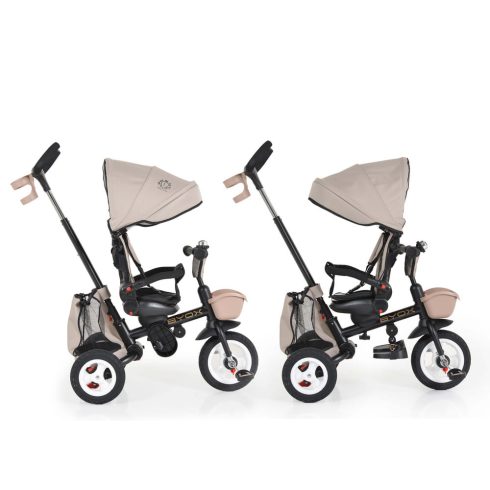 BYOX Flexy lux tricikli szülőkaros bézs