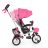 BYOX Flexy lux tricikli szülőkaros pink