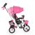 BYOX Flexy lux tricikli szülőkaros pink