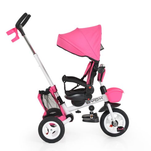 BYOX Flexy lux tricikli szülőkaros pink