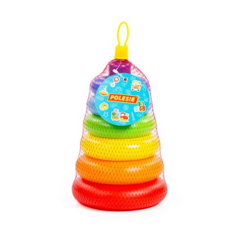 Polesie Toys  karikatorony montessori, műanyag SZÍNES