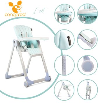 Cangaroo I Eat etetőszék 6-36 hóig 15 kg kék