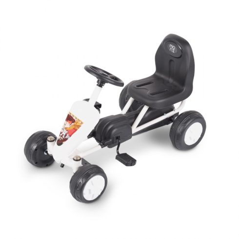 GOKART COLORADO pedálos kisautó FEHÉR