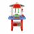Polesie Toys  kis konyha JANA edényekkel 49cm PIROS/kék