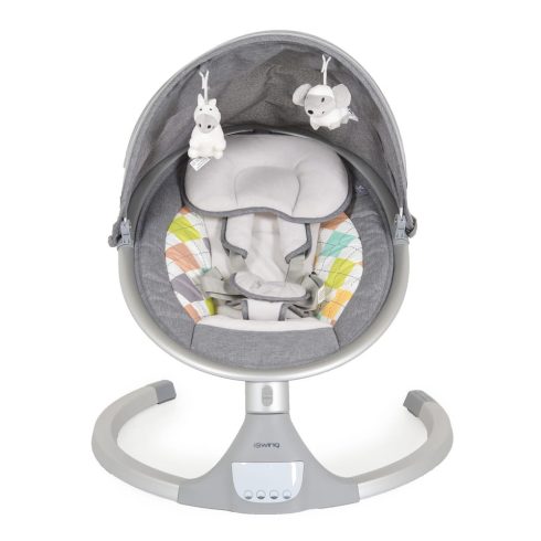 Iswing elektromos hinta, 9 kg, 5seb., szúnyoghálóval V.SZÜRKE