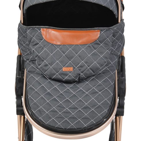 MONI Alma 0-15 kg babakocsi sport/mózes FEKETE