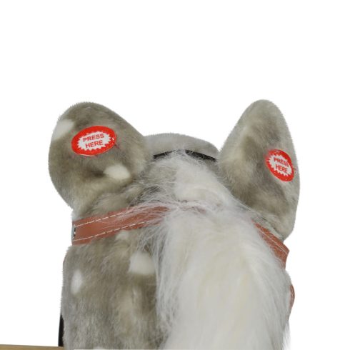 HINTALÓ 70cm SPOTTY pöttyös SZÜRKE