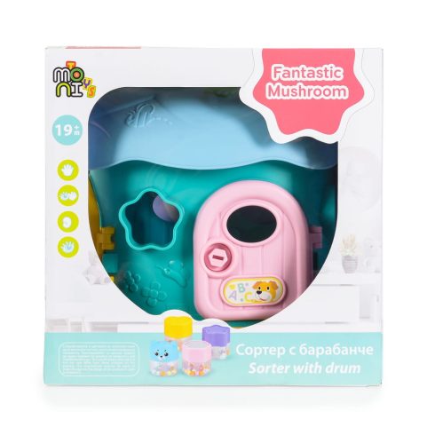 Műanyagjáték GOMBAHÁZ formaberakó KÉK