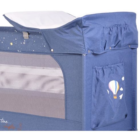 Cangaroo Once upon3 2 szintes utazóágy zenélő játékkal, pelenkázós farmer