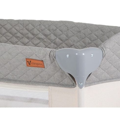 Cangaroo Indiana 2 szintes utazóágy tároló rekeszes szürke