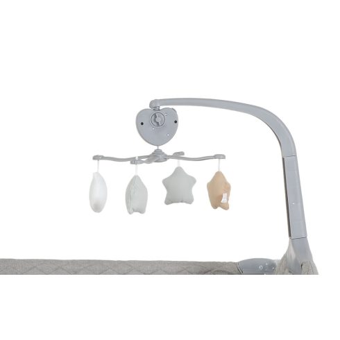 Cangaroo Indiana 2 szintes utazóágy tároló rekeszes szürke