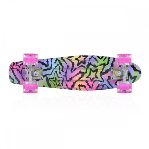 BYOX  Gördeszka 22" Csillagos LED / 56x15 cm PINK