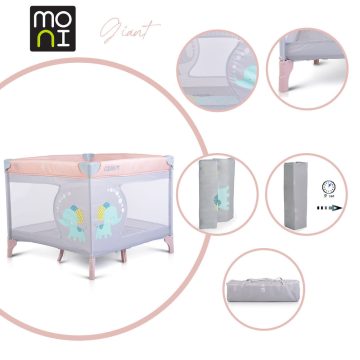 MONI Giant járóka összecsukható rózsa