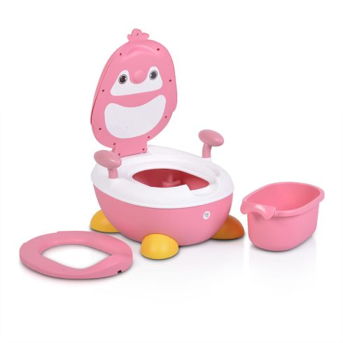 RIKO bili pingvin karfával, talpakkal, kivehető tartály PINK