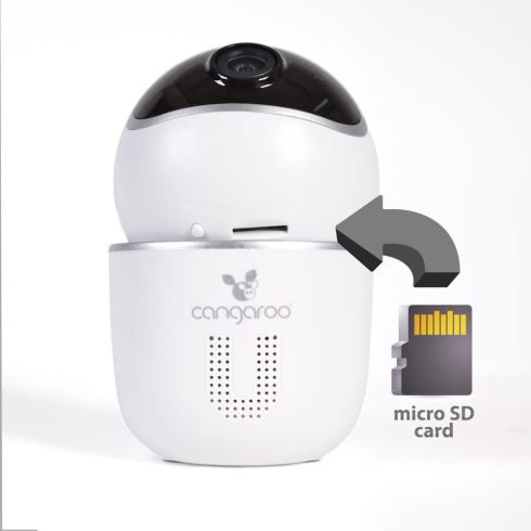 Cangaroo Hype bébiőr, kamera, wifis 360ban forgatható, led /eva