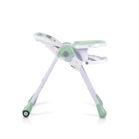 MUFFIN multifunkciós etetőszék, mintás, 2 kerékkel MENTA