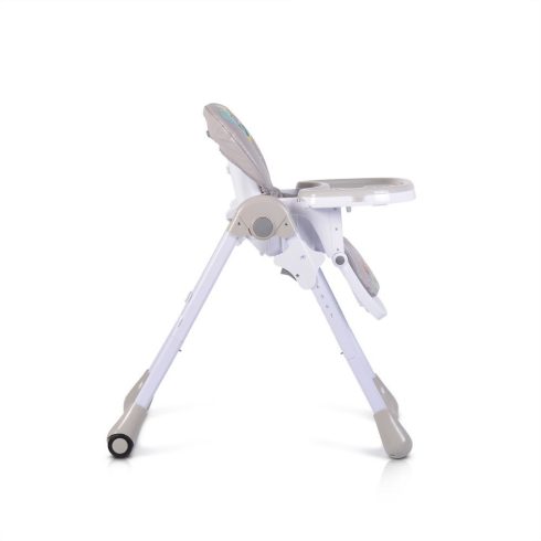 MUFFIN multifunkciós etetőszék, mintás, 2 kerékkel SZÜRKE