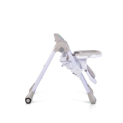 MUFFIN multifunkciós etetőszék, mintás, 2 kerékkel SZÜRKE