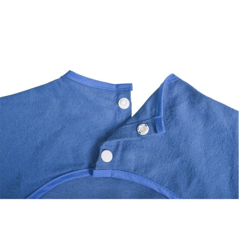 TEA TIME előke hosszú ujjas KÉK