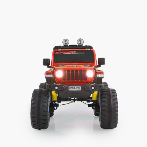 MONI BO fuego jeep 3 seb., 4 motoros 30 kg piros metál