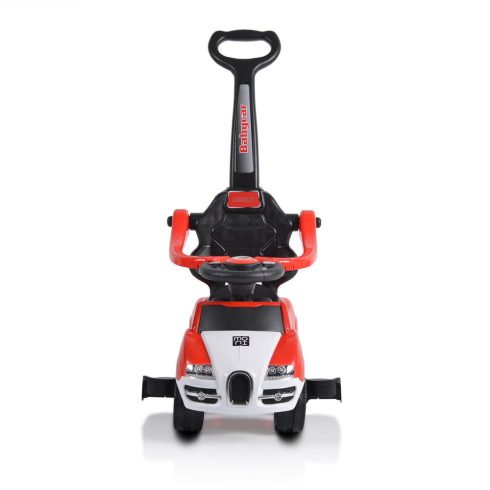 MONI Rider beülős autó tolókarral piros