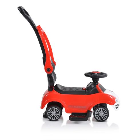 MONI Rider beülős autó tolókarral piros