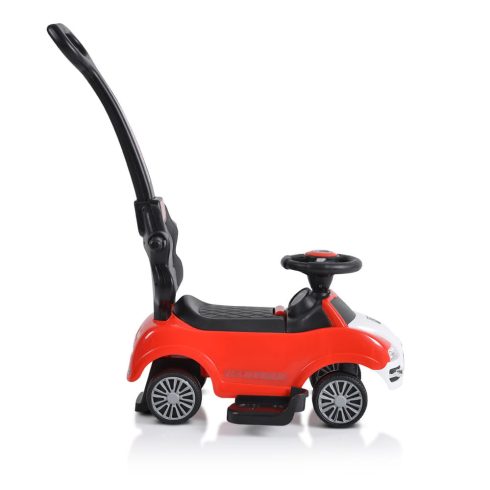 MONI Rider beülős autó tolókarral piros