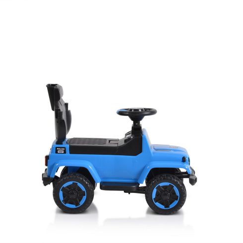 MONI Bébitaxi POLICE napfénytetővel KÉK