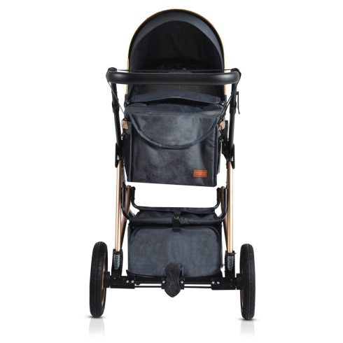 MONI Midas átalakítható sport/mózes babakocsi + táska, +fekvőbetét FEKETE