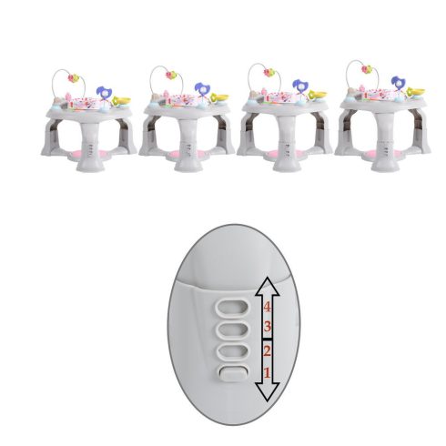 MATE activity center, beülős játék asztal PINK