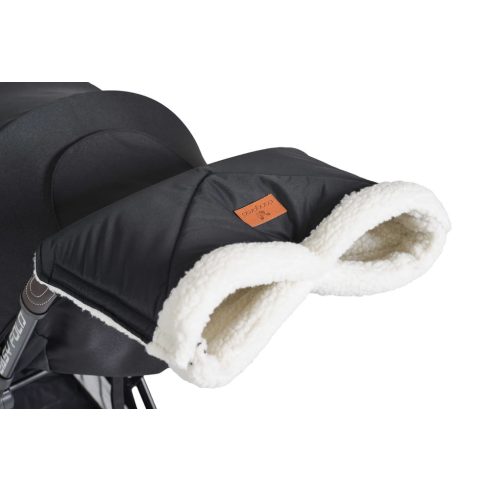 LUXE kézmelegítő babakocsira, muff FEKETE