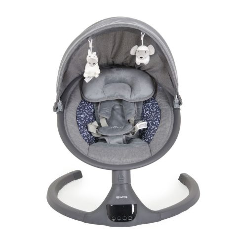 Iswing elektromos hinta, 9 kg, 5seb., szúnyoghálóval GRAFIT