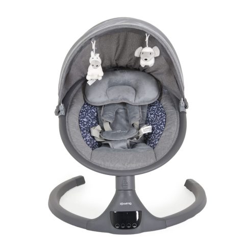 Iswing elektromos hinta, 9 kg, 5seb., szúnyoghálóval GRAFIT