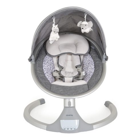 Iswing elektromos hinta, 9 kg, 5seb., szúnyoghálóval EZÜST