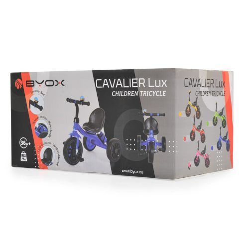 BYOX Cavalier lux 3 kerekű- tricikli piros