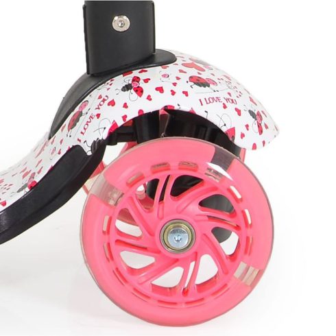 MONI Lollipop roller üléssel katicás piros