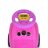 Moni Toys Keep zenélős bébitaxi pink