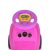 Moni Toys Keep zenélős bébitaxi pink