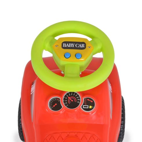 Moni Toys Keep zenélős bébitaxi piros