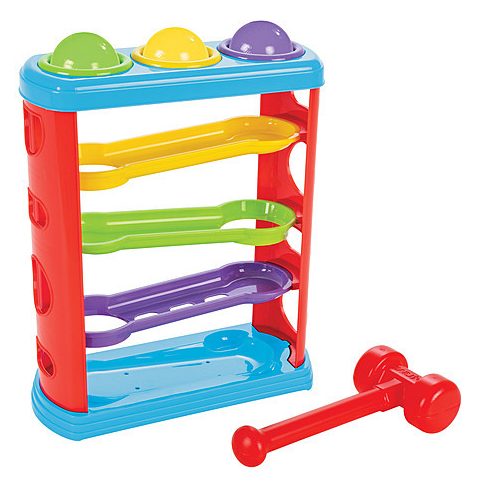 PILSAN Mini golyópálya 03351 műanyag színes, 3 golyóval